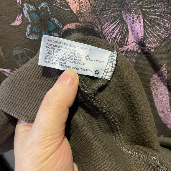 Wild Fable Mushroom Sweatshirt “Bloom as you Are” Sweatshirt SZ S - Picture 8 of 9